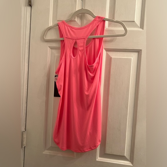 Size small bright pink tank top keyhole racerback activewear athletic - Picture 3 of 5